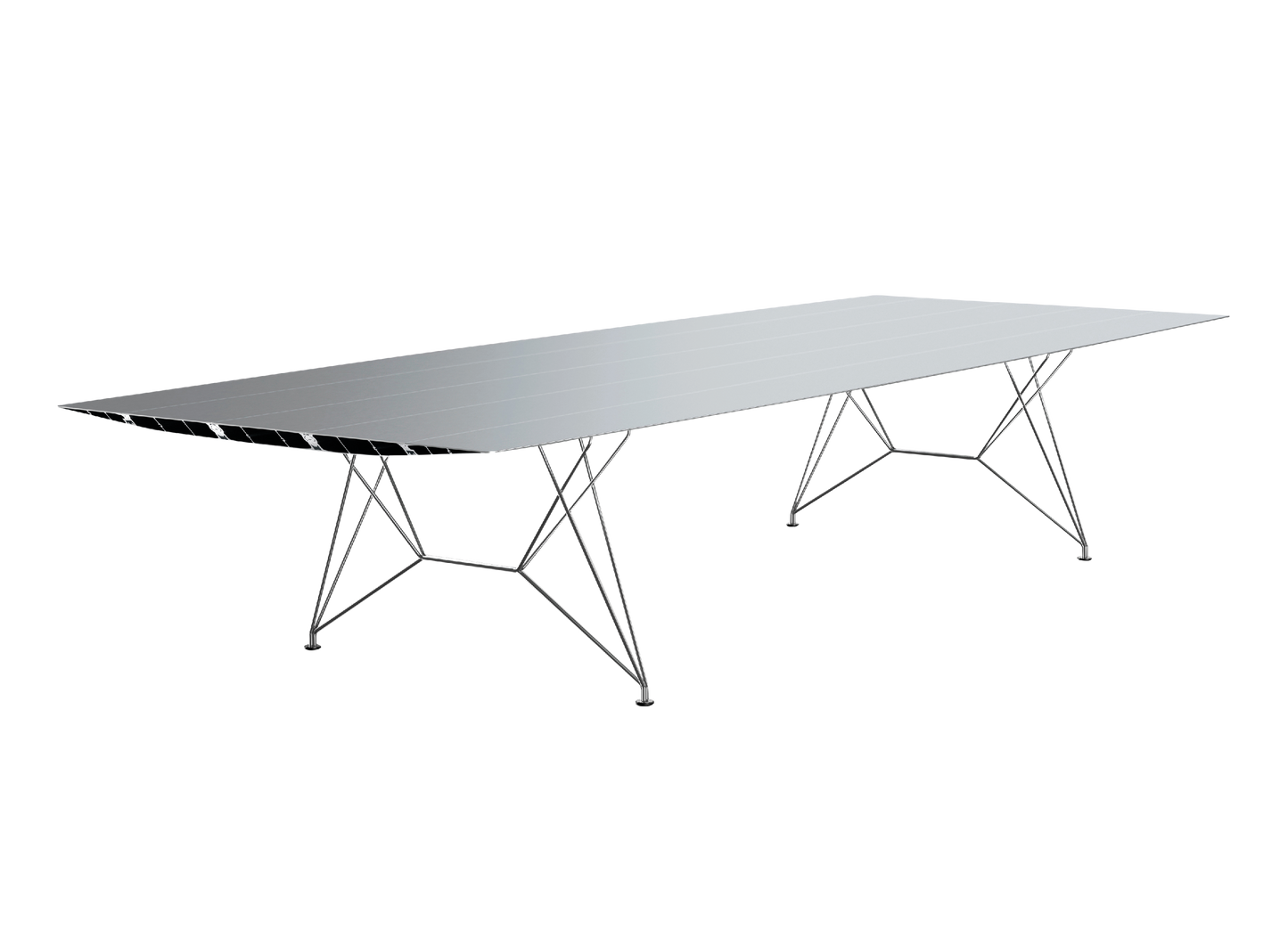 TABLE B STEEL LEGS