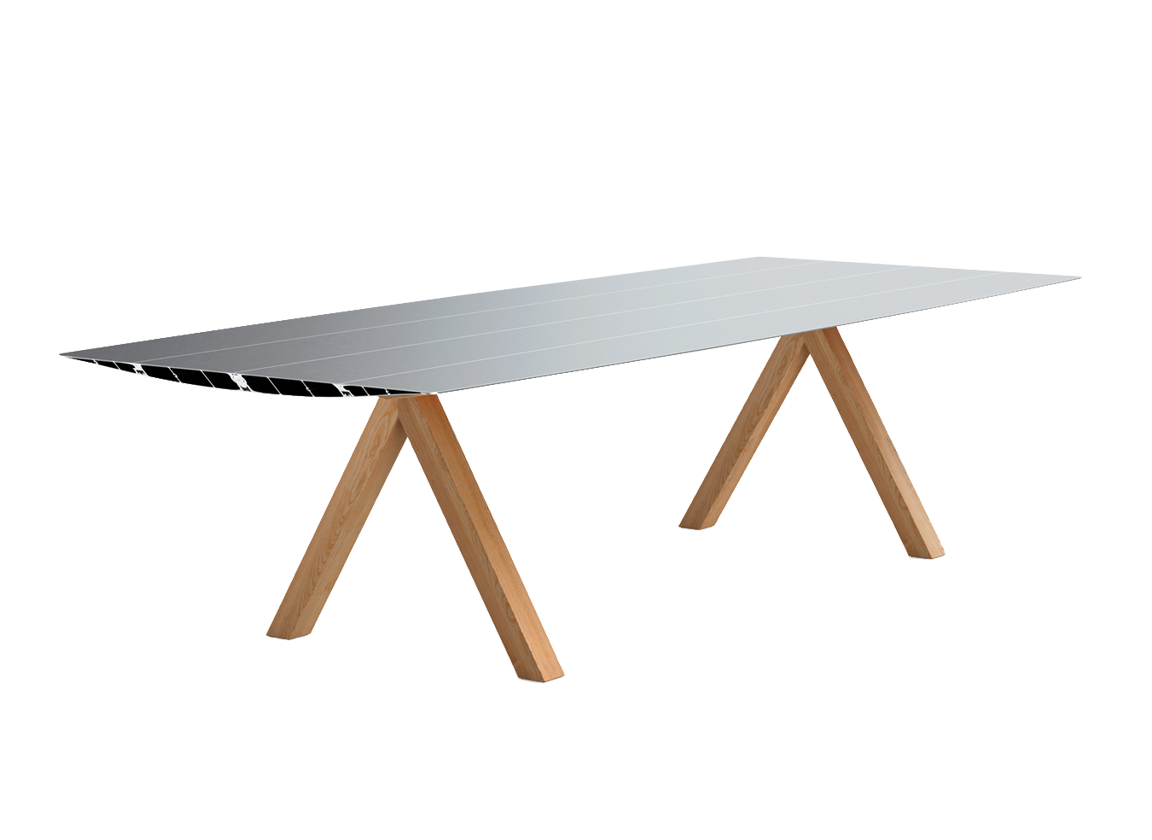 TABLE B WOOD LEGS