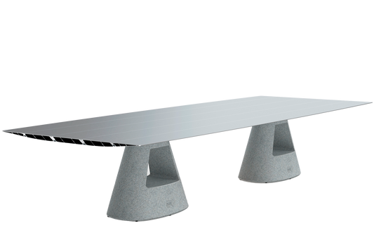 TABLE B STONE LEGS